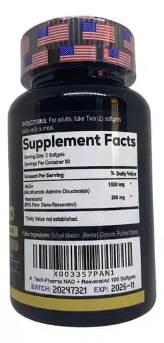 RESVERATROL + NAD 1.500mg